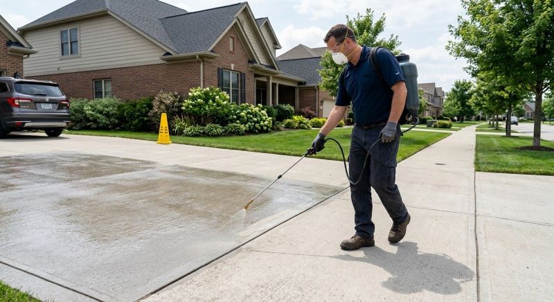 Stamped Concrete Sealing in Renton, WA
